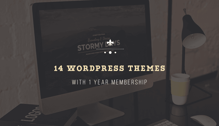 14 WordPress Themes + 1 Year Membership and future themes by Premiumcoding.com 